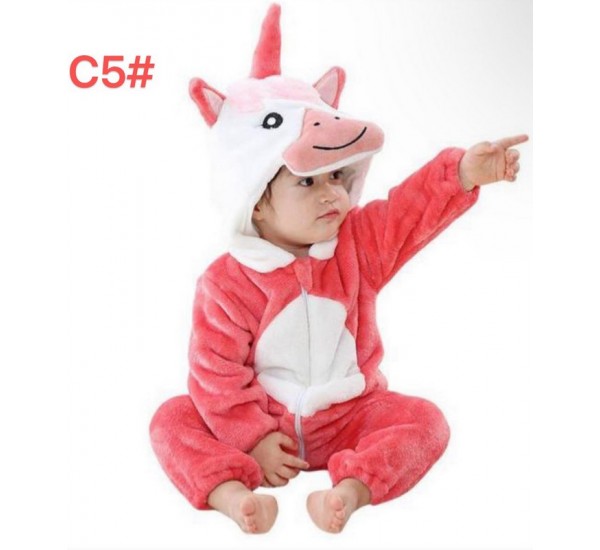 Піжама Кігурумі дитяча ZeL_C5 велсофт 6 шт (80-100 см)