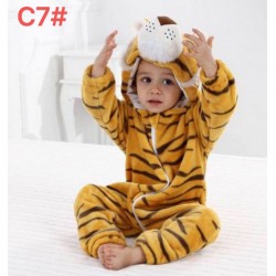 Піжама Кігурумі дитяча ZeL_C7 велсофт 6 шт (80-100 см)