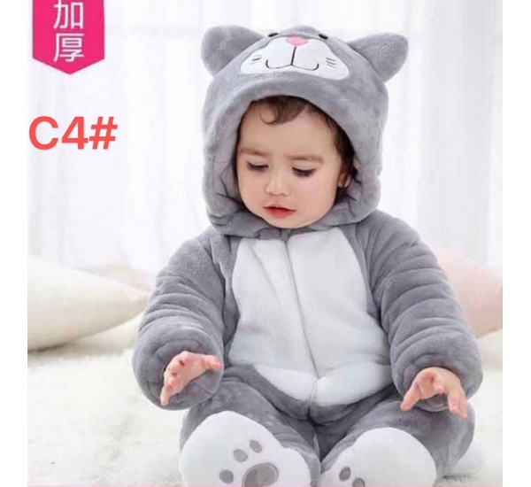 Піжама Кігурумі дитяча ZeL_C4 велсофт 6 шт (80-100 см)