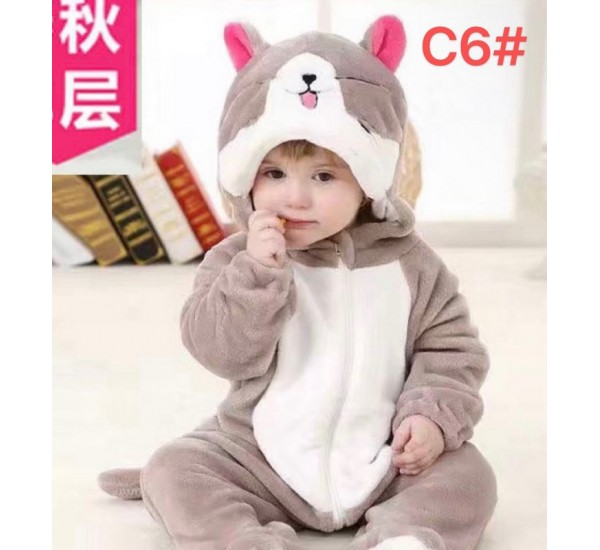 Піжама Кігурумі дитяча ZeL_C6 велсофт 6 шт (80-100 см)