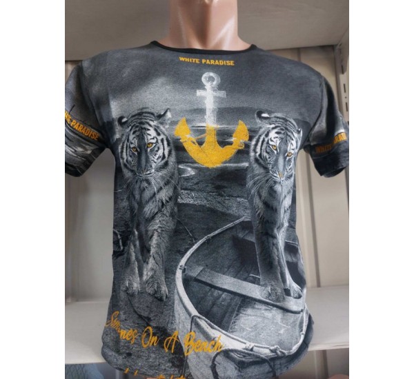 Футболка мужская "PARADISE" коттон 4 шт (M-XXL) HR1890_140121