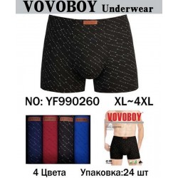 Труси чоловічі 24 шт (1-4XL) коттон KiE_YF990260