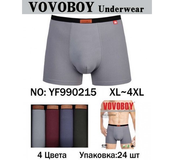 Труси чоловічі 24 шт (1-4XL) коттон KiE_YF990215