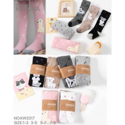 Колготи дитячі 6 шт (3-11 років) коттон KiE_KW3317