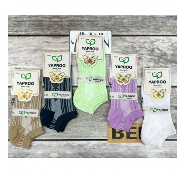 Носки женские, коттон 10 шт (36-41 р) MuK_0355