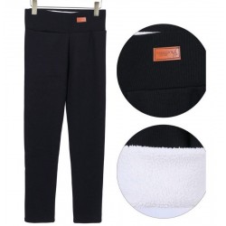 Лосины женские, рубчик/мех 6 шт (48-54 р) SeM_K1210