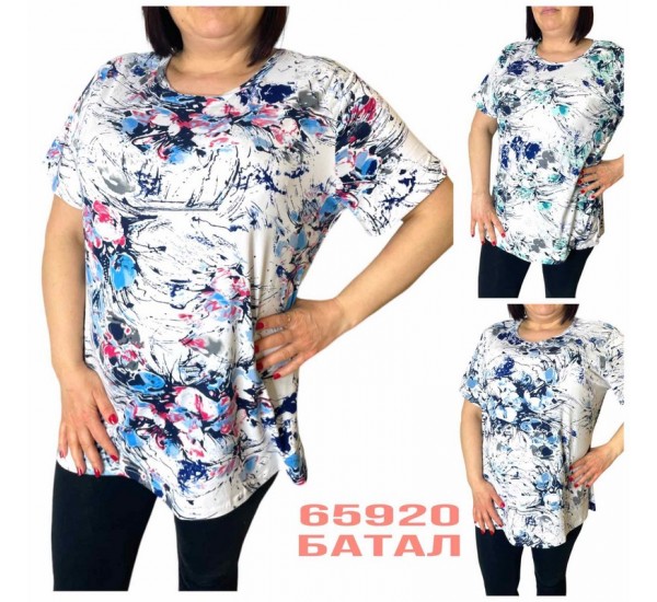 Футболка женская трикотаж 6 шт (4-8XL) SeR2152_65920