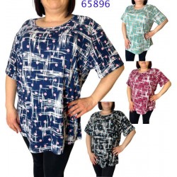 Футболка жіноча трикотаж 6 шт (4-8XL) SeR2152_65896