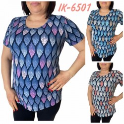 Футболка жіноча трикотаж 6 шт (L-4XL) SeR2152_6501