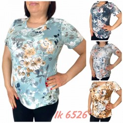 Футболка жіноча трикотаж 6 шт (L-4XL) SeR2152_6526