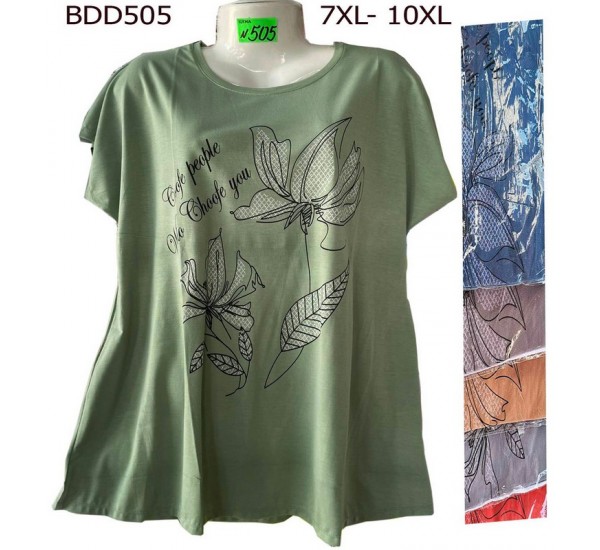 Туника женская трикотаж 5 шт (7-10XL) SeR2152_BDD505