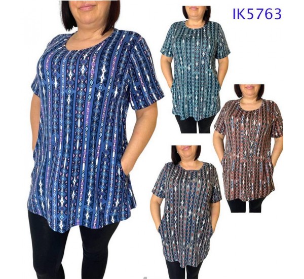 Туніка жіноча трикотаж 6 шт (1-6XL) SeR2152_5763