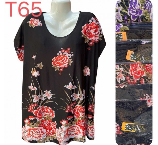 Футболка жіноча трикотаж 6 шт (3-5XL) SeR2152_T65