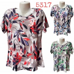 Футболка жіноча трикотаж 6 шт (L-4XL) SeR2152_5317