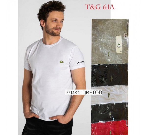 Футболка мужская трикотаж 5 шт (1-3XL) SeR2152_TG61A