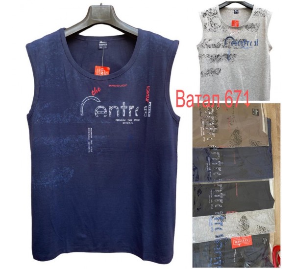 Майка чоловіча, трикотаж 5 шт (5-8XL) SeR2152_671