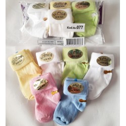 Шкарпетки для немовлят, бавовна 12 шт (0-6 міс) ViT_077