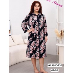 Халат жіночий, велюр 5 шт (62-70 р) ZeL1396_A800-130