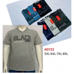 Футболка чоловіча, трикотаж, 5 шт (5-8XL) BL3060_AD722