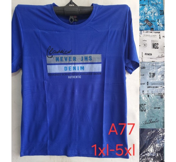 Футболка чоловіча, трикотаж, 5 шт (1-5XL) BL3060_A77