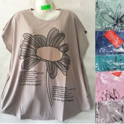 Футболка женская, трикотаж, 5 шт (5-8XL) BL3060_BD410