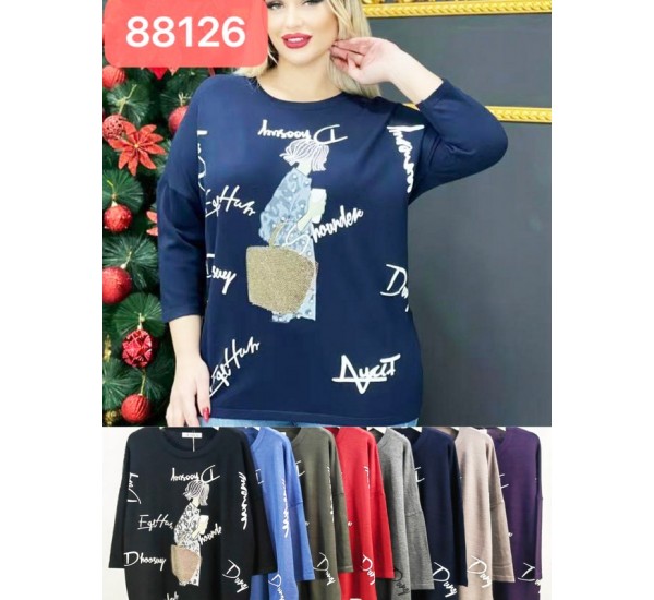 Светр жіночий 3 шт (58-60 р) кашемір BL3036_88126