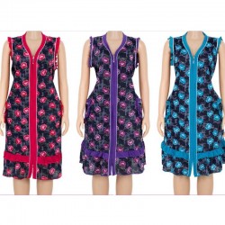 Халат жіночий, віскоза 5 шт (1-5XL) DLD_S37