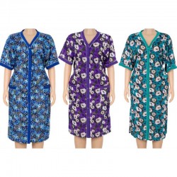 Халат жіночий, віскоза 5 шт (1-5XL) DLD_S13