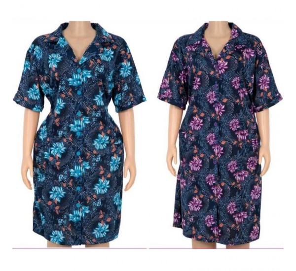 Халат жіночий, віскоза 5 шт (1-5XL) DLD_S27