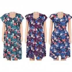 Халат жіночий, віскоза 5 шт (1-5XL) DLD_S48