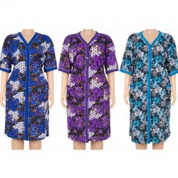 Халат жіночий, віскоза 5 шт (10-18XL) DLD_S40