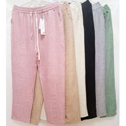 Штани жіночі, льон 6 шт (8-11XL) DLD_5221