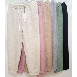 Штани жіночі, льон 6 шт (8-11XL) DLD_5223