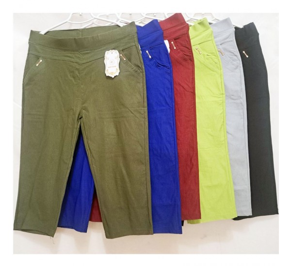 Бриджі жіночі, бавовна 8 шт (L-6XL) DLD_2084