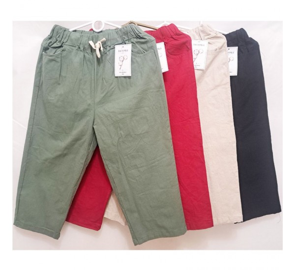 Бриджі жіночі, льон 6 шт (2-4XL) DLD_5054-2