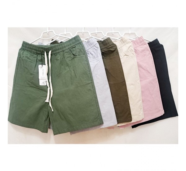 Шорти жіночі, льон 6 шт (8-11XL) DLD_5239-2