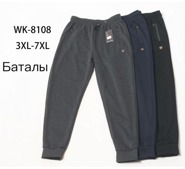 Спорт штани чоловічі 5 шт (3-7XL) трикотаж SeR2152_8108