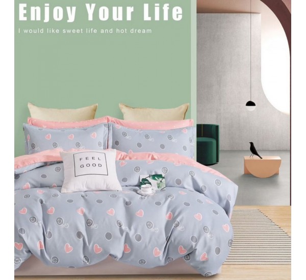 Комплект постільної білизни євро, фланель 1 шт HR1810_010313c