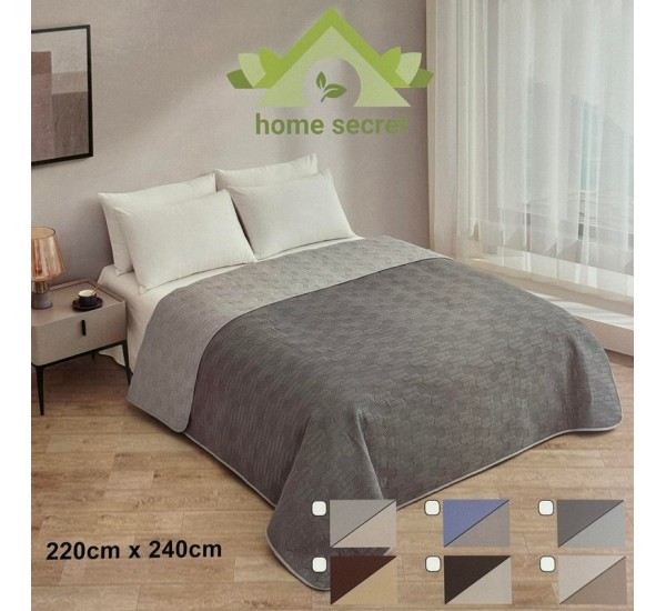 Покрывало стёганное, 1 шт полиэстер (220*240 см) HR1810_010363