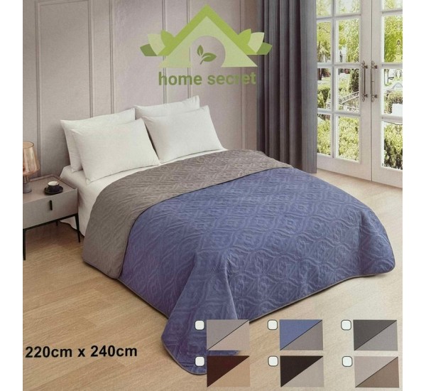 Покривало стьобане, 1 шт поліестер (220*240 см) HR1810_010364