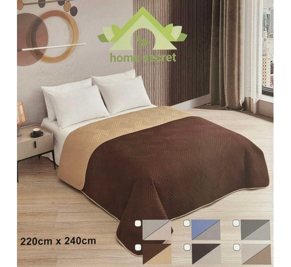 Покривало стьобане, 1 шт поліестер (220*240 см) HR1810_010365