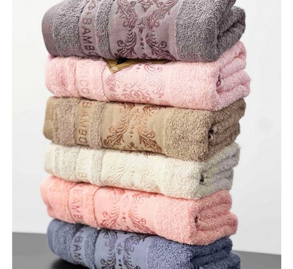 Рушник Обличче, махра, 6 шт, (50х90 см) HR1810_120619b