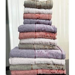 Рушник Обличче, махра, 4 шт, (50х90 см) HR1810_120622b