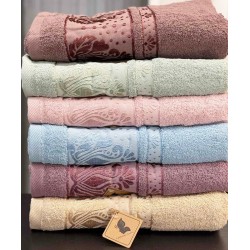 Рушник Обличче, махра, 6 шт, (50х90 см) HR1810_120626b