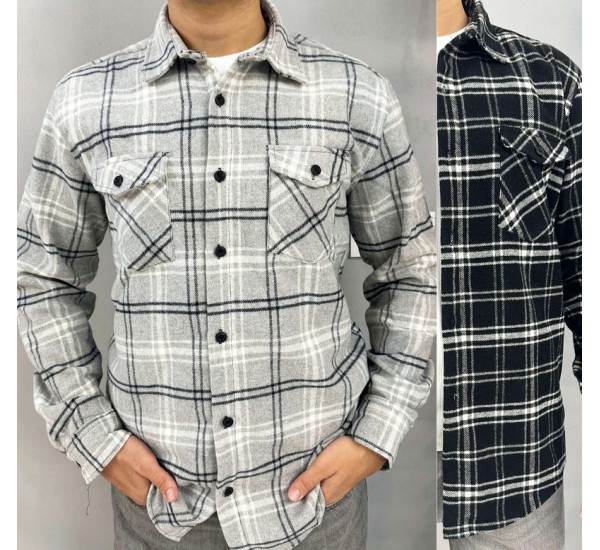 Сорочка чоловіча, байка 5 шт (M-3XL) HR1890_150906