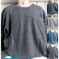 Батник чоловічий, двонитка 4 шт (4-7XL) HR1890_150908