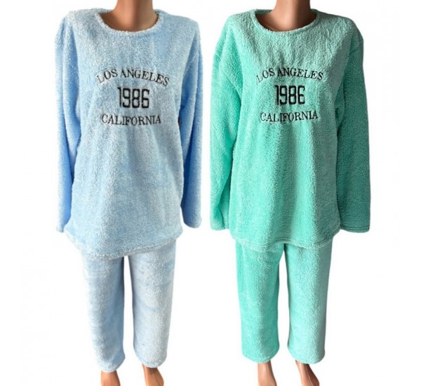 Піжама жіноча, вельсофт 4 шт (2-4XL) HR1930_171101