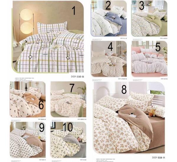 Комплект постільної білизни євро, бавовна жатка 1 шт HR1810_201105c