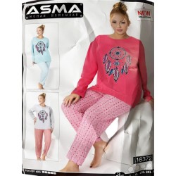 Піжама жіноча, байка 5 шт (L-4XL) HR1930_16372