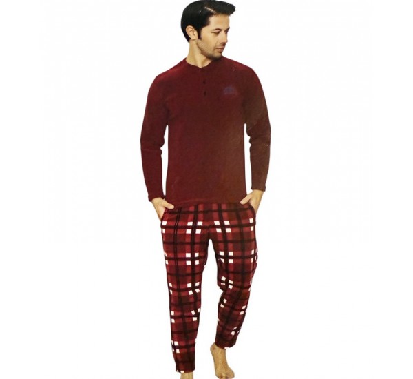 Піжама чоловіча, фліс 4 шт (L-3XL) HR1930_221020